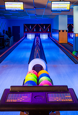 Bowlingová dráha v Bowling Centrálu Česká Lípa