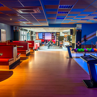 interiér bowling central